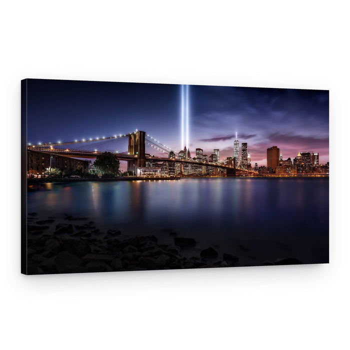 Brooklyn Bridge City Tribute – Canvas Print