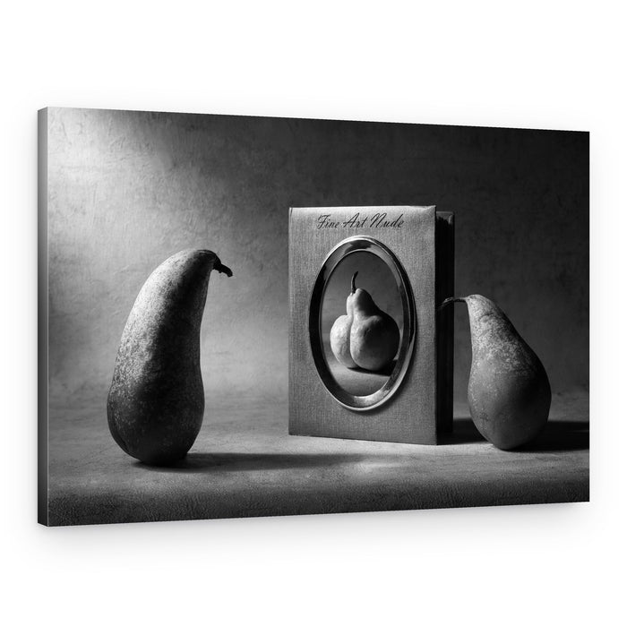 Elegant Pear Nudes – Canvas Print