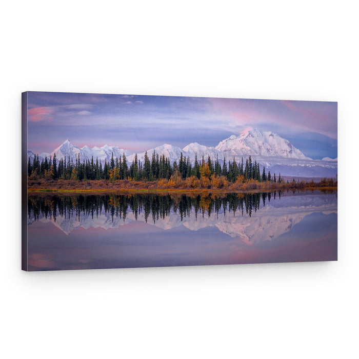 Vivid Mountain Reflection – Canvas Print