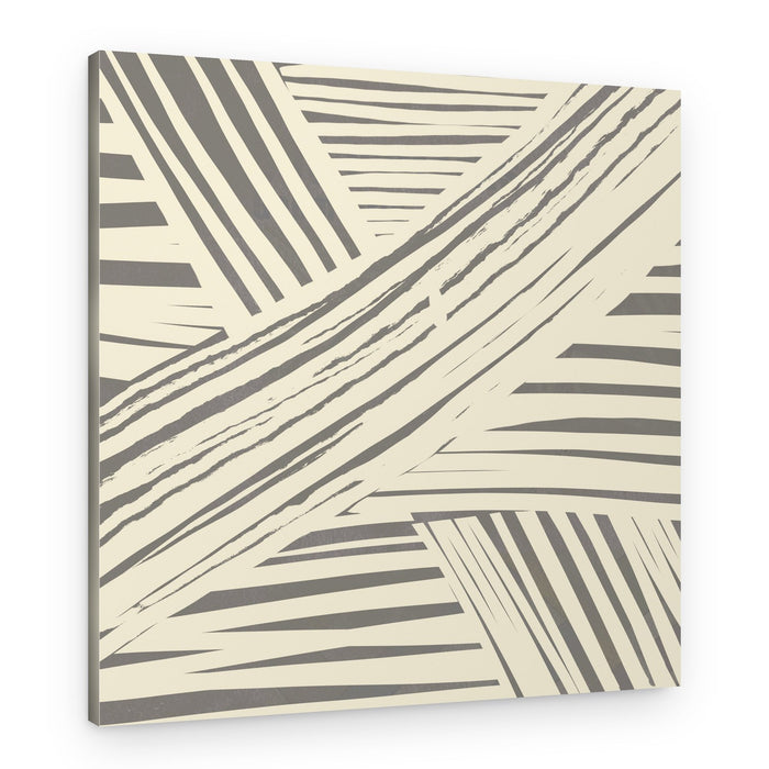 Woven Linear Design – Canvas Print