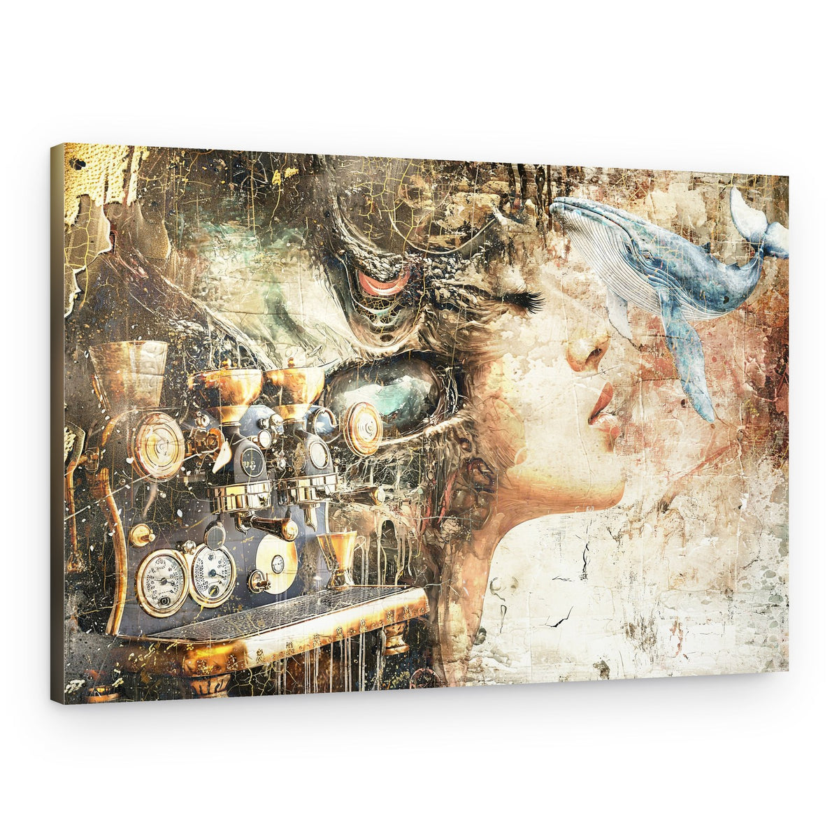 Steampunk Coffee Dream – Canvas Print