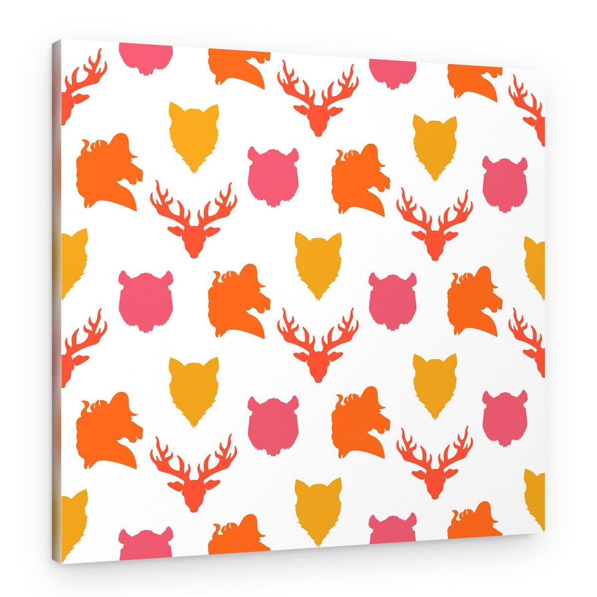 Wild Animal Pattern – Canvas Print