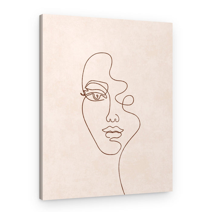 Contoured Elegance – Canvas Print