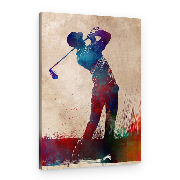 Dynamic Golf Swing – Canvas Print