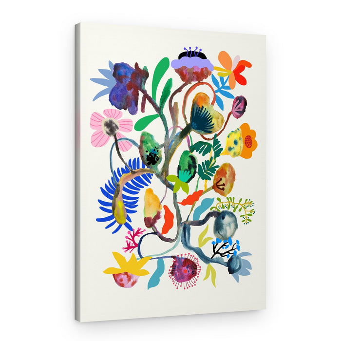 9933x14043 Din 115 Abstract Floral – Canvas Print