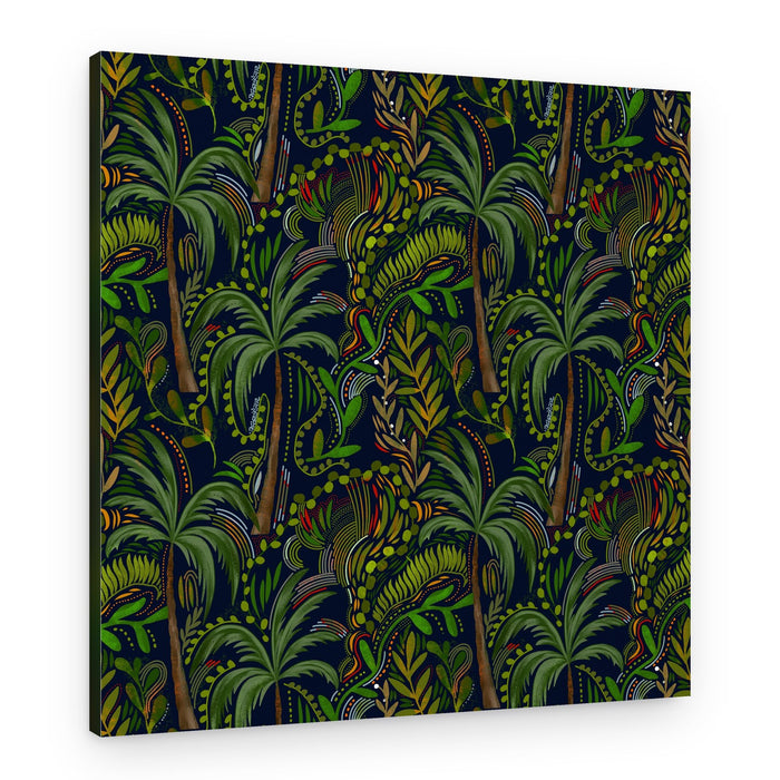 Lush Jungle Palms – Canvas Print