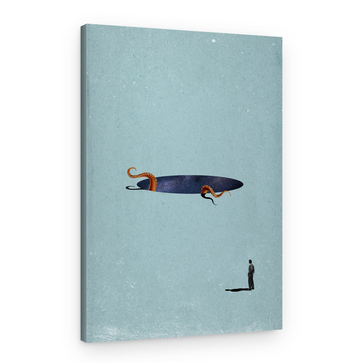 Man and Cosmic Portal – Canvas Print