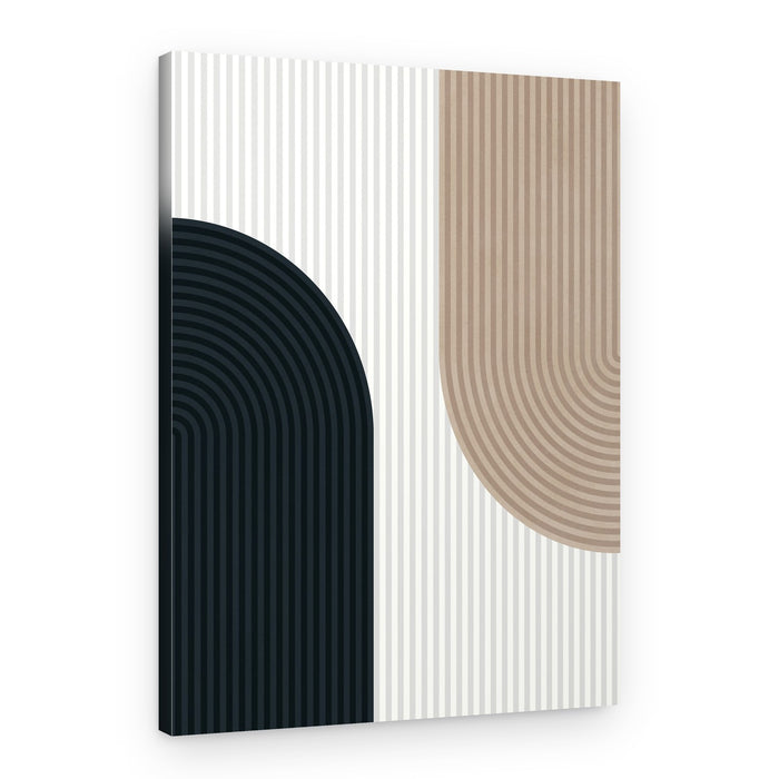 Modern Geometric Curves – Canvas Print