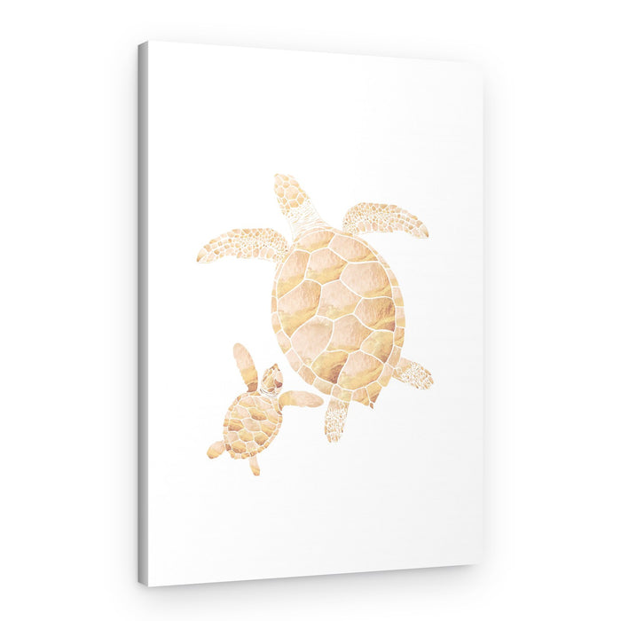 Sea Turtle Family – Canvas Print