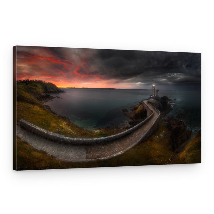 Dramatic Coastal Lighthouse – Canvas Print