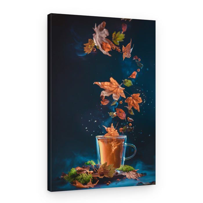 Autumn Tea Magic – Canvas Print