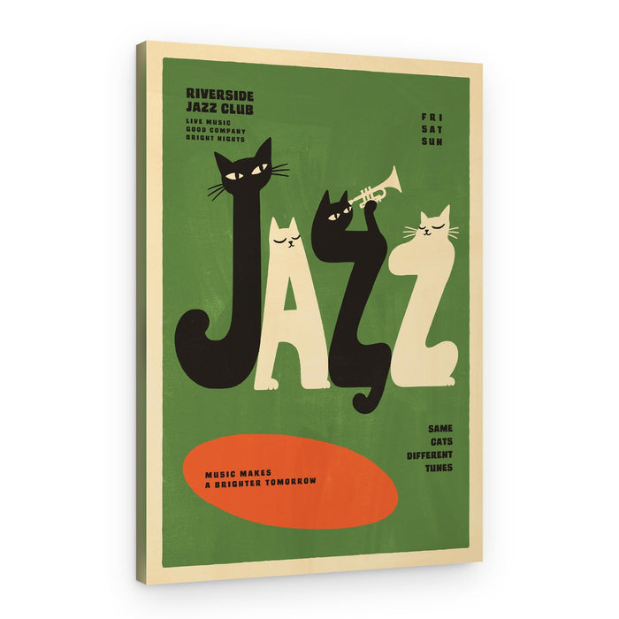 Cool Cats Jazz Club – Canvas Print