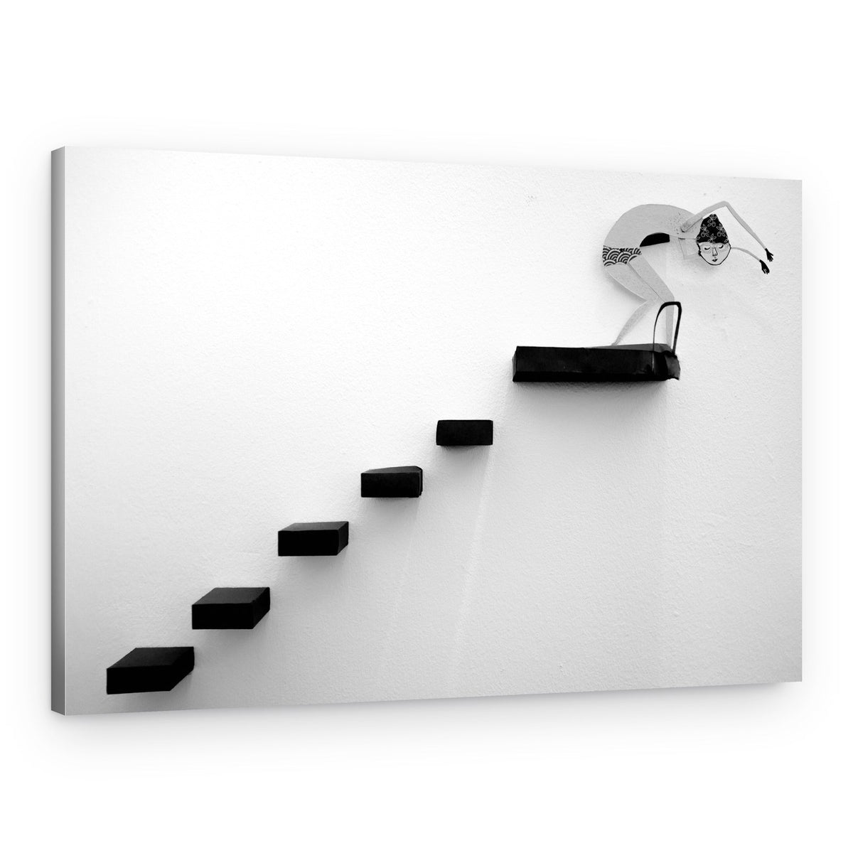 Diver's Ascent – Canvas Print