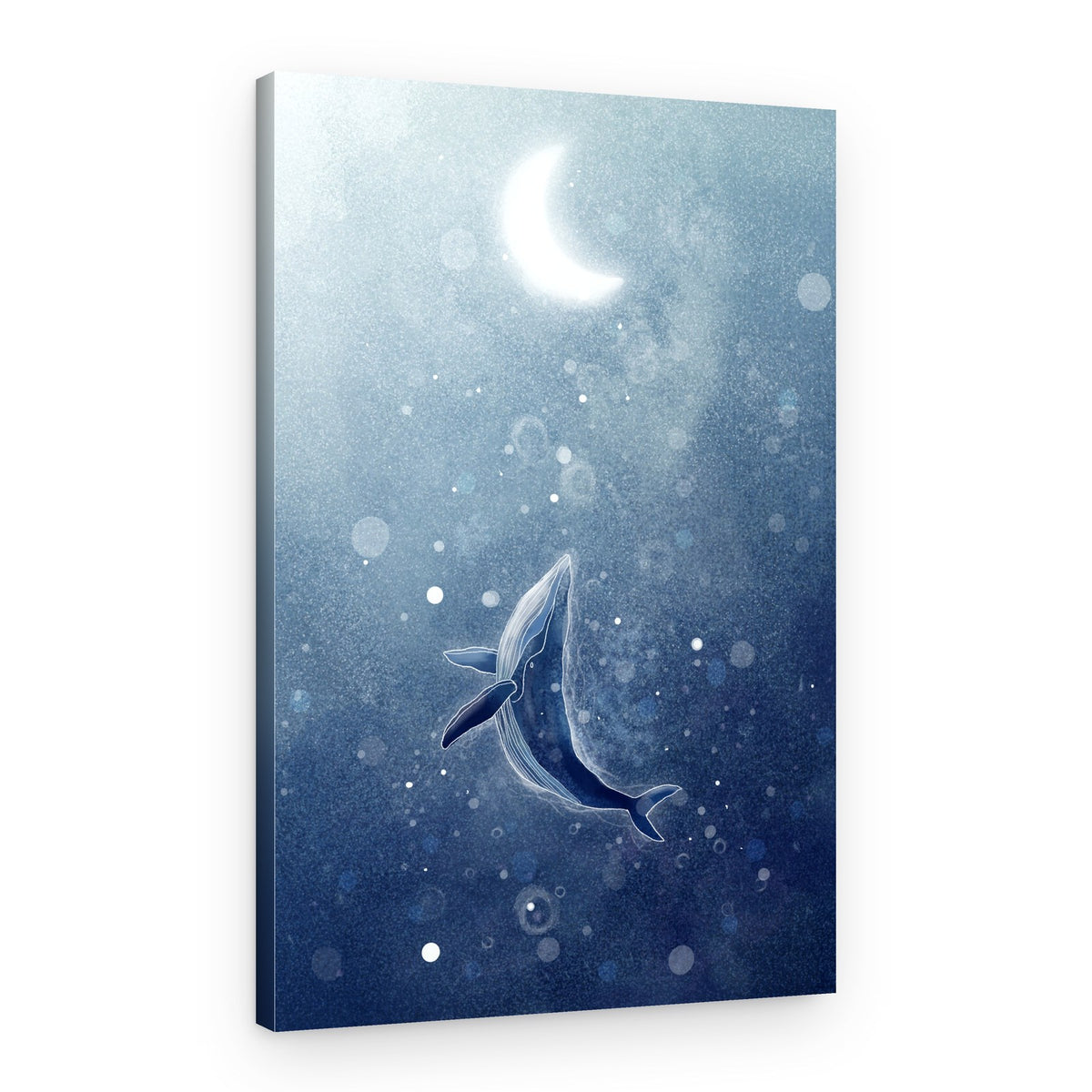 Celestial Whale Dream – Canvas Print
