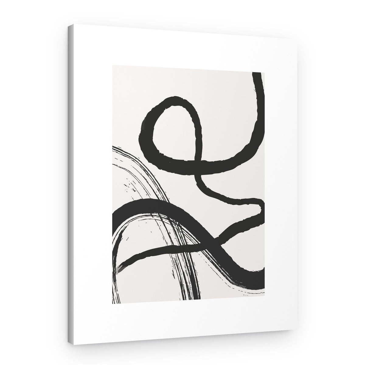 Flowing Abstract Lines – Canvas Print