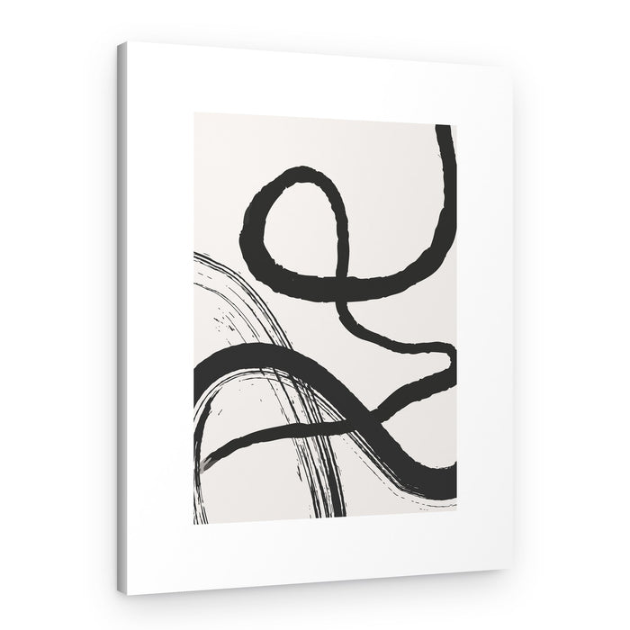 Flowing Abstract Lines – Canvas Print