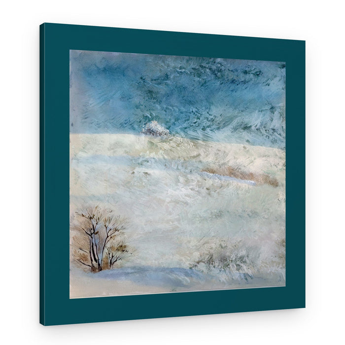Serene Snowy Vista – Canvas Print