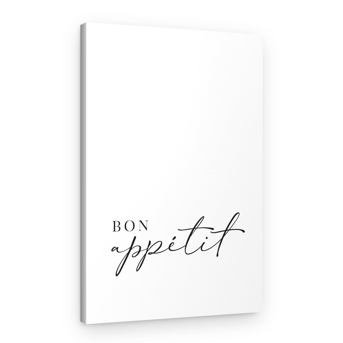 Bon Appetit Dining Quote – Canvas Print