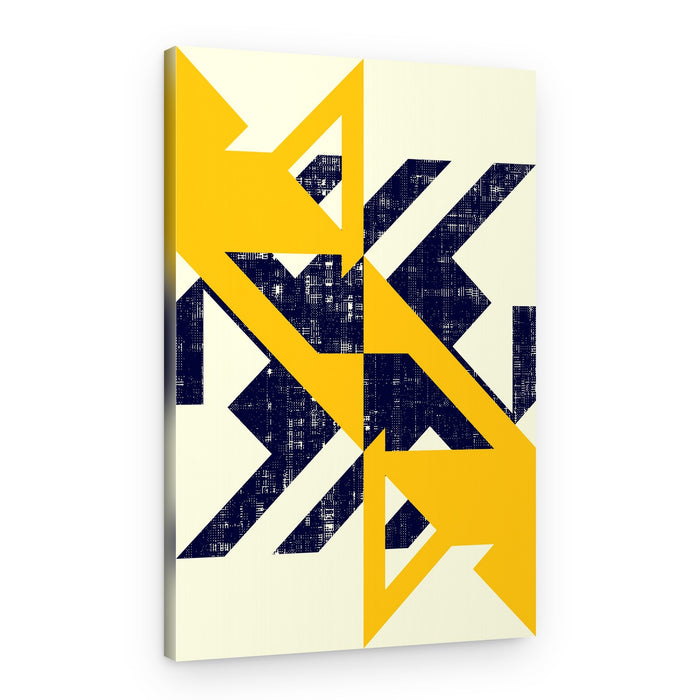 Dynamic Arrow Geometry – Canvas Print