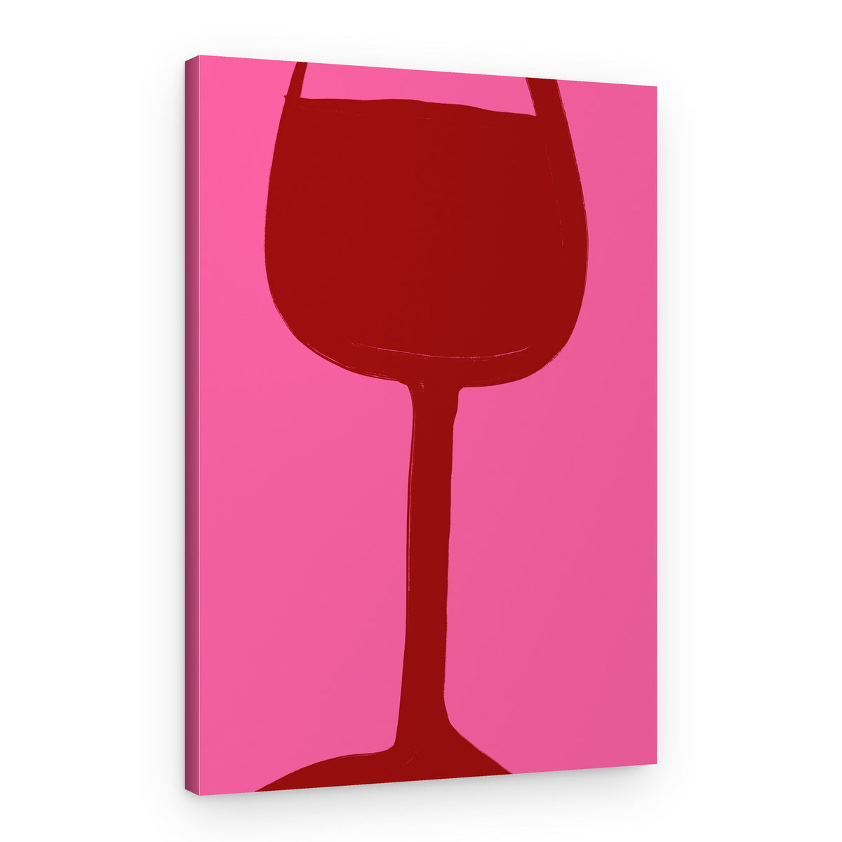 Wine and Pink Vibes – Canvas Print