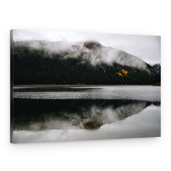 Misty Mountain Lake – Canvas Print