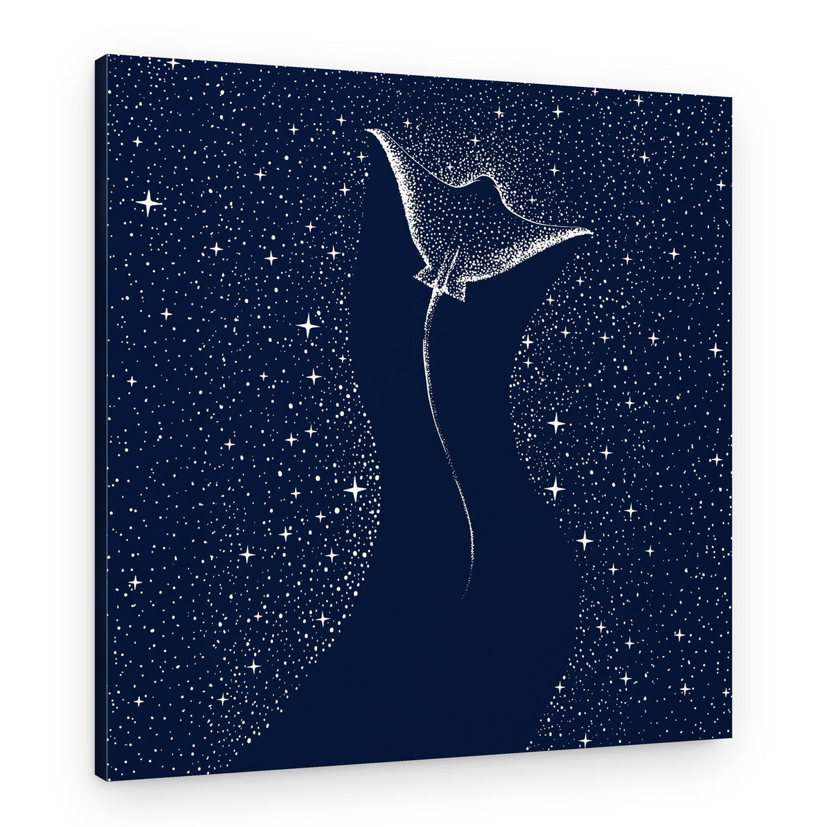 Cosmic Manta Ray – Canvas Print