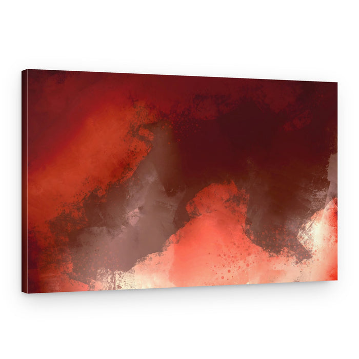 Dynamic Fiery Abstract – Canvas Print