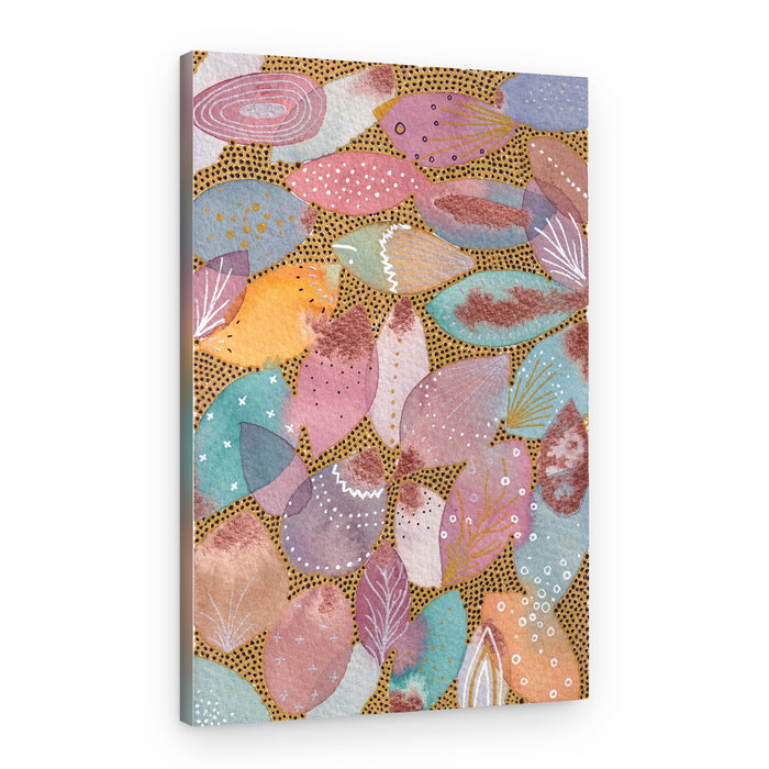Pastel Botanical Shapes – Canvas Print