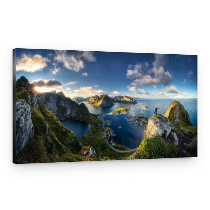Lofoten Mountain Vista – Canvas Print