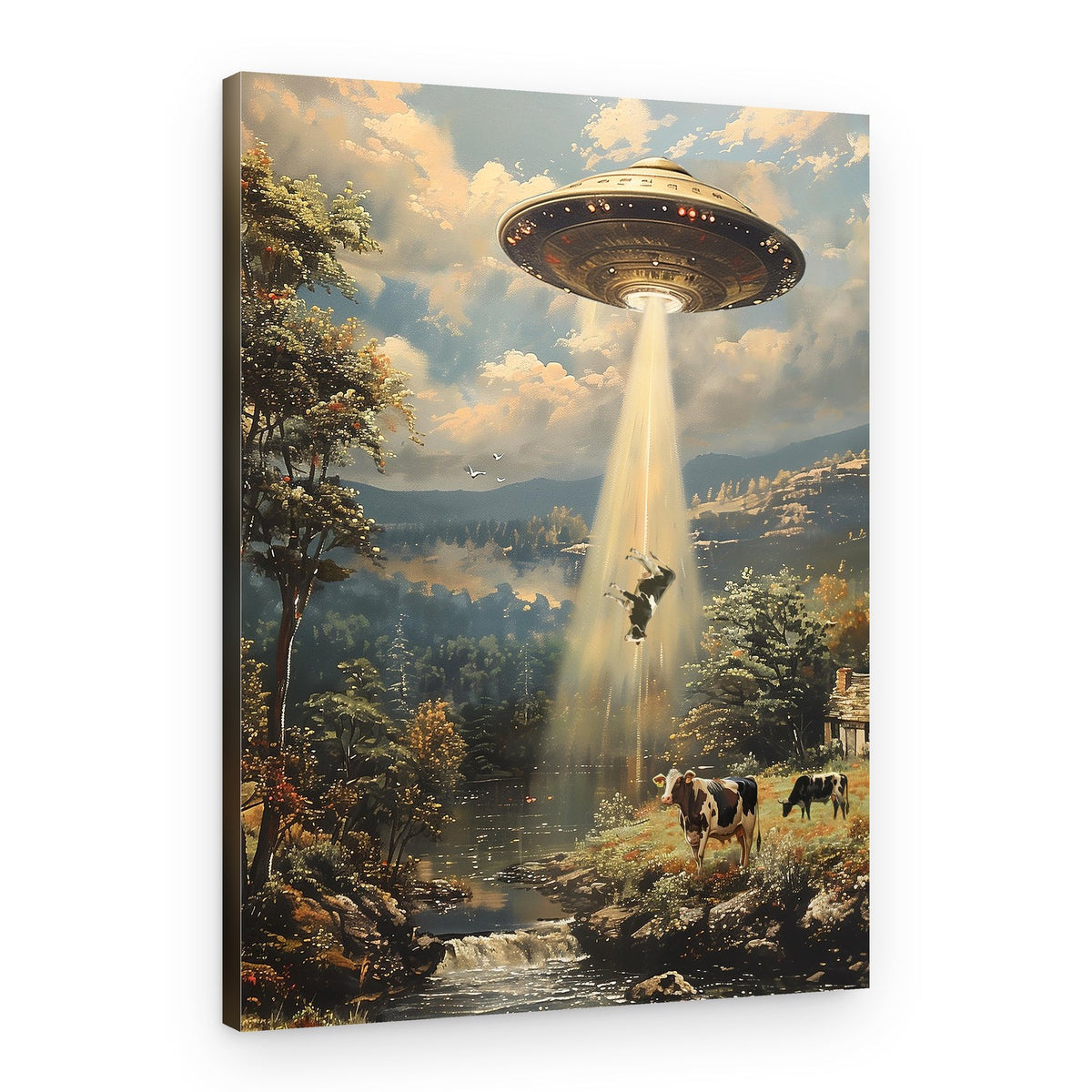 Alien Cowspiracy – Canvas Print