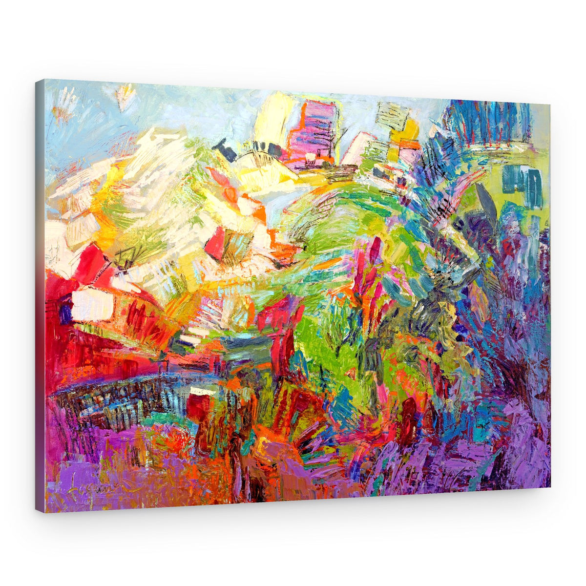 Botanic Radiance – Canvas Print
