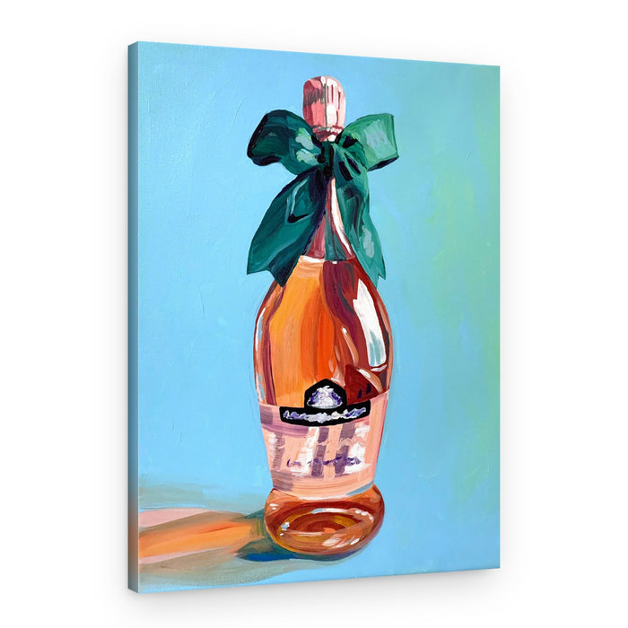 Elegant Rose Champagne – Canvas Print
