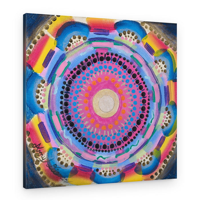 Vibrant Abstract Mandala – Canvas Print