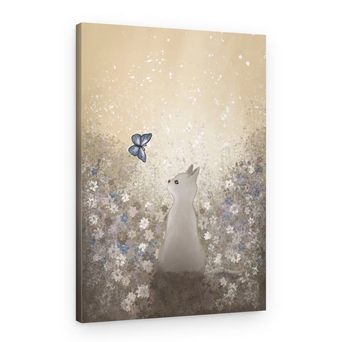 Curious Cat Butterfly – Canvas Print