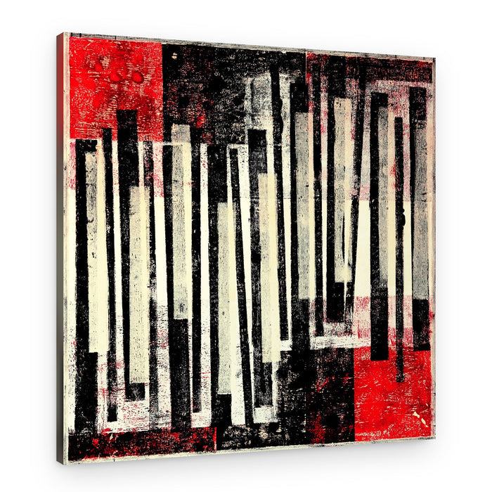 Red Black Rhythm – Canvas Print