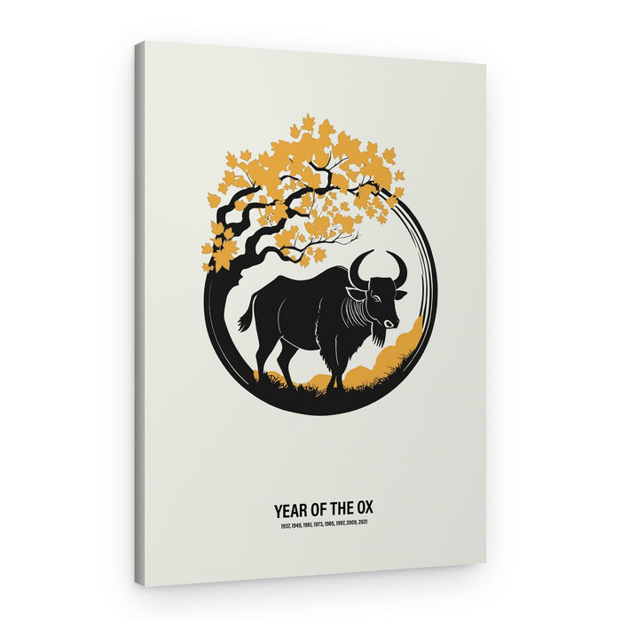 Year Of The Ox – Canvas Print
