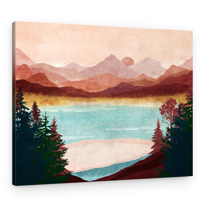 Mountain Dawn Serenity – Canvas Print