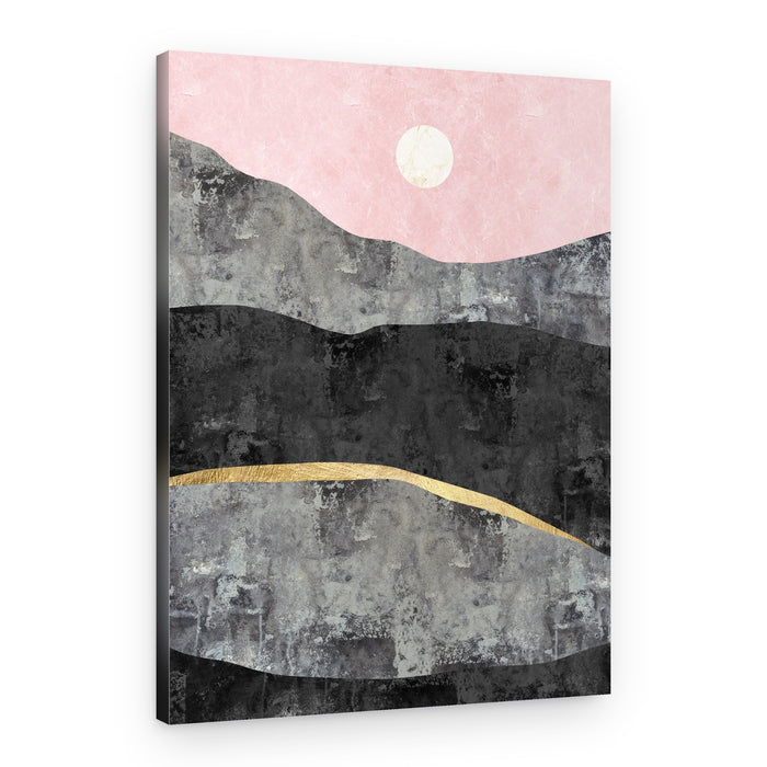 Golden Mountain Sunset – Canvas Print