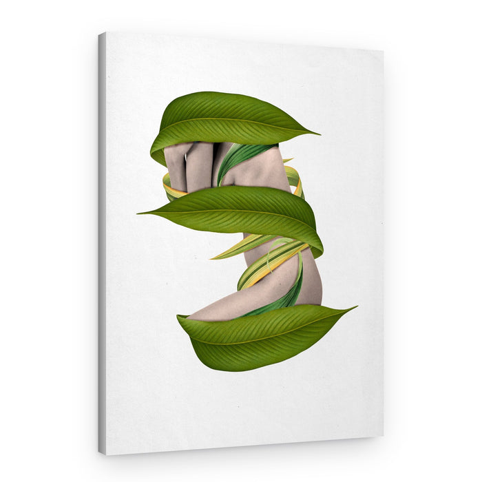 Body Wrapped in Nature – Canvas Print