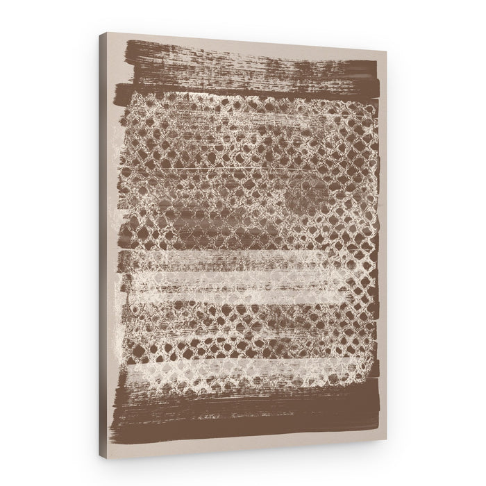 Rustic Woven Texture – Canvas Print