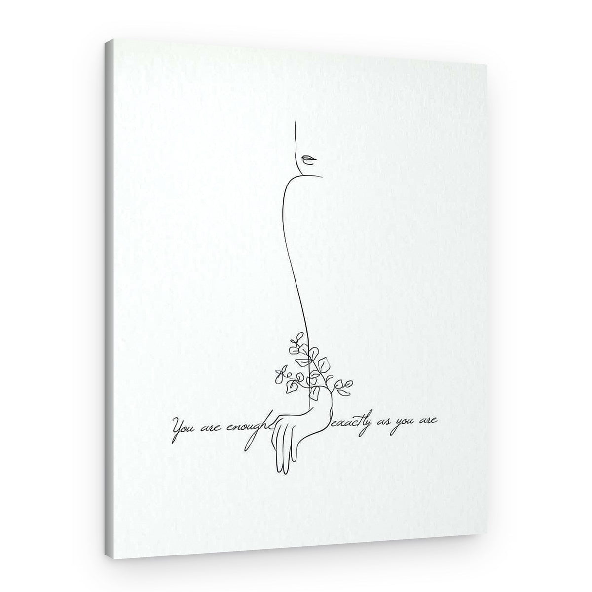 You Are Enough Exactly As You Are Canvas Print – Canvas Print