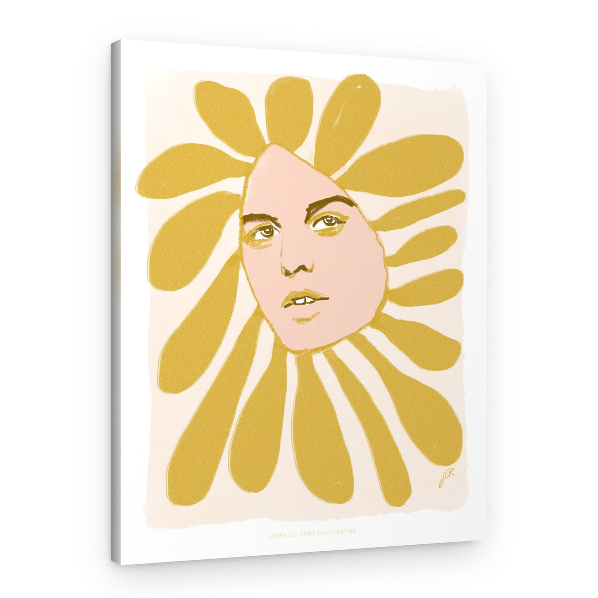 Jlr Flowerhead1 Copy 2 – Canvas Print