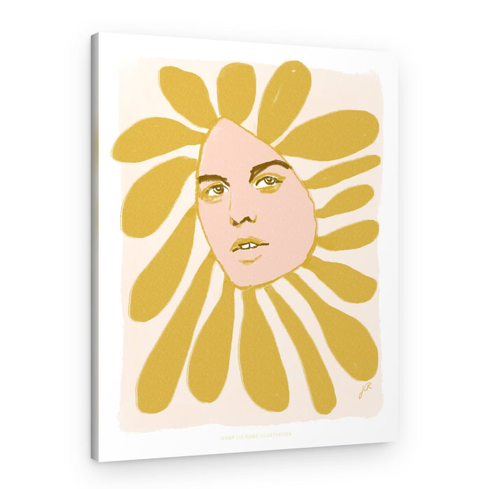 Jlr Flowerhead1 Copy 2 – Canvas Print