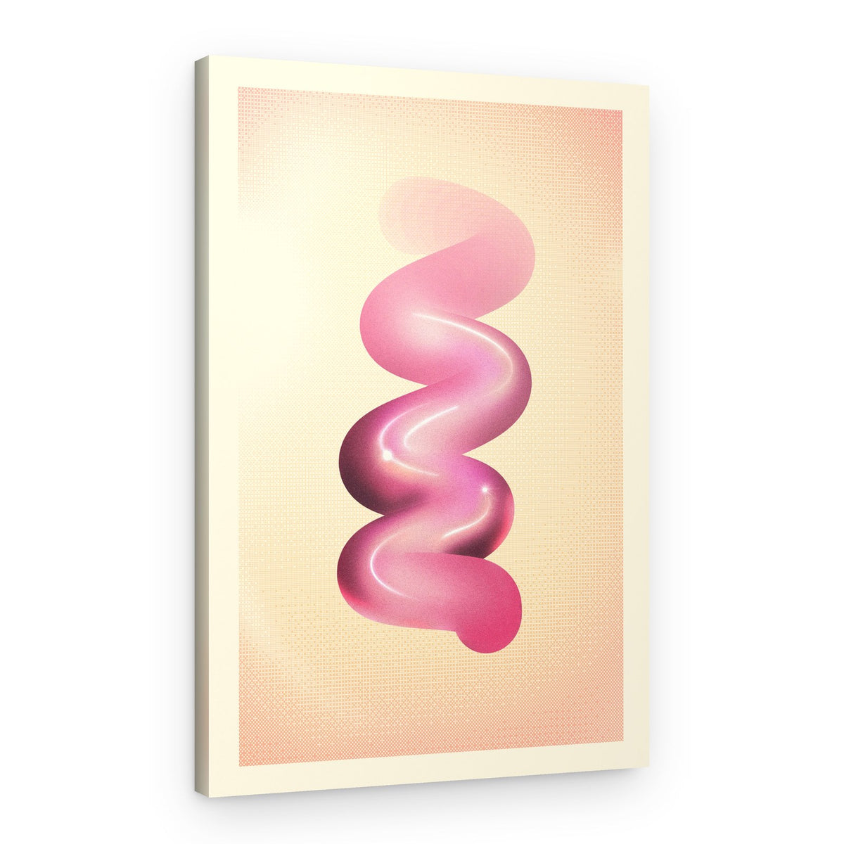 Vibrant Fluid Spiral – Canvas Print