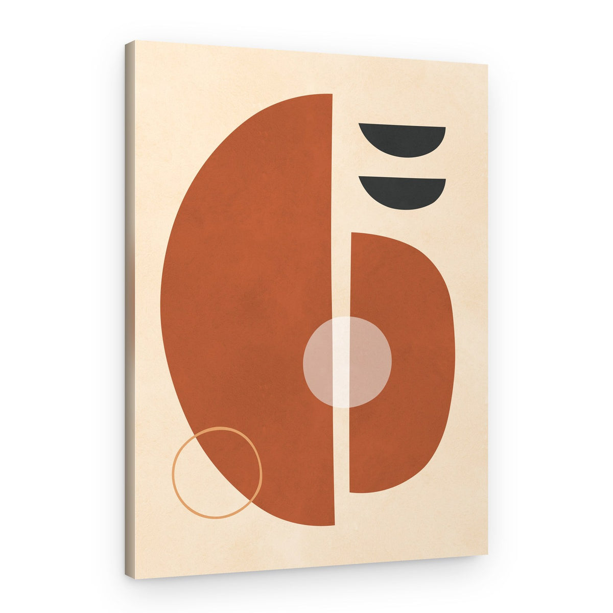Earthy Abstract Balance – Canvas Print