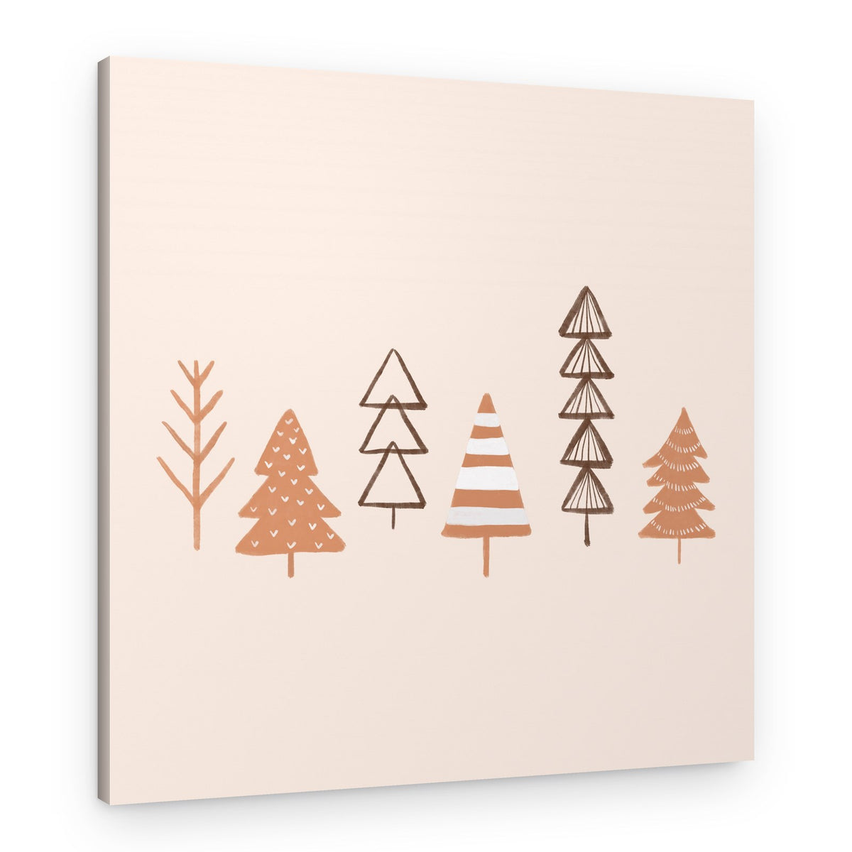 Cozy Winter Trees – Canvas Print