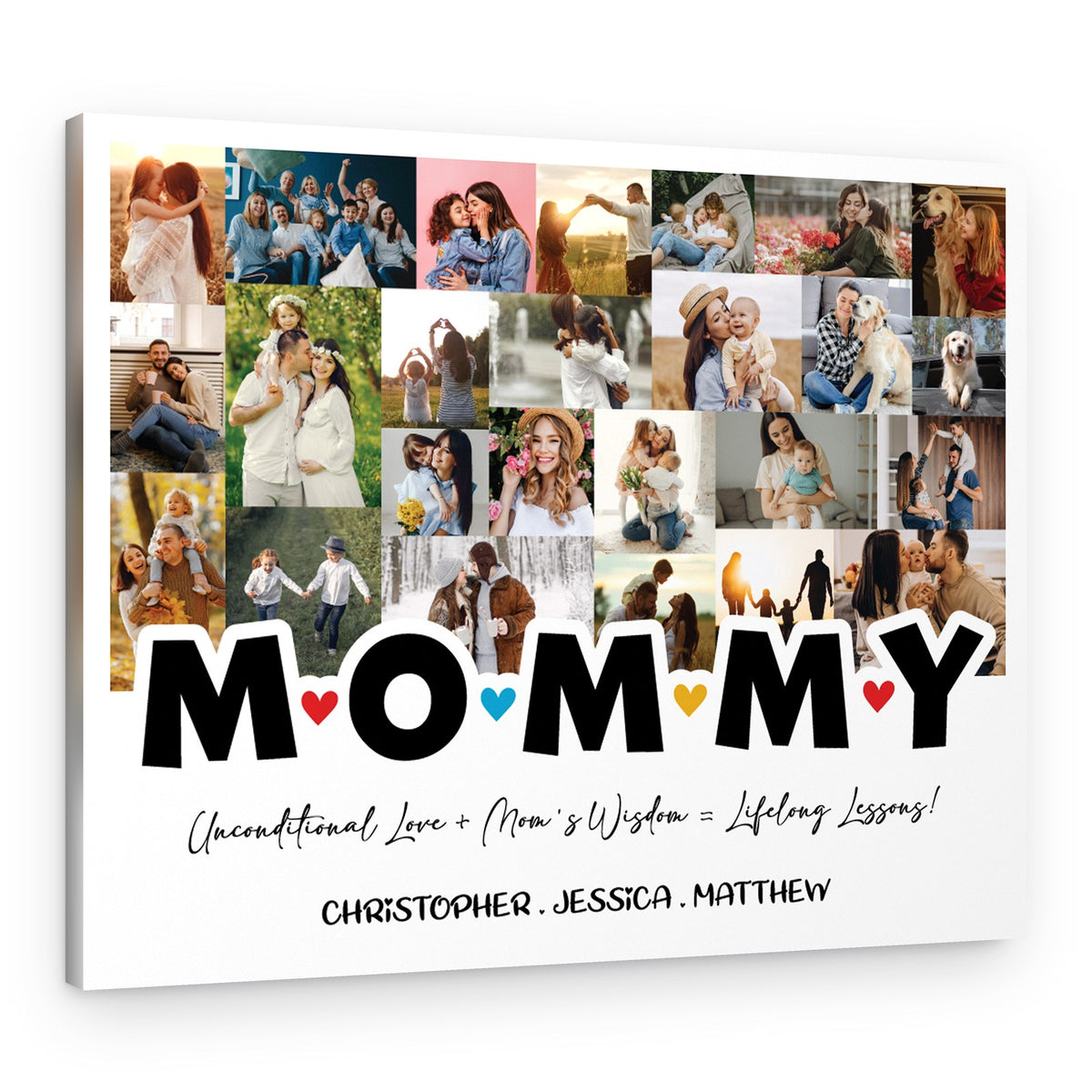 Mommy Photo Collage Canvas Print – Canvas Print