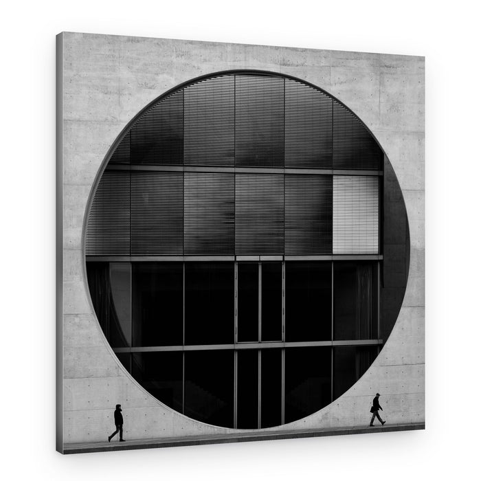 Geometric City Walk – Canvas Print