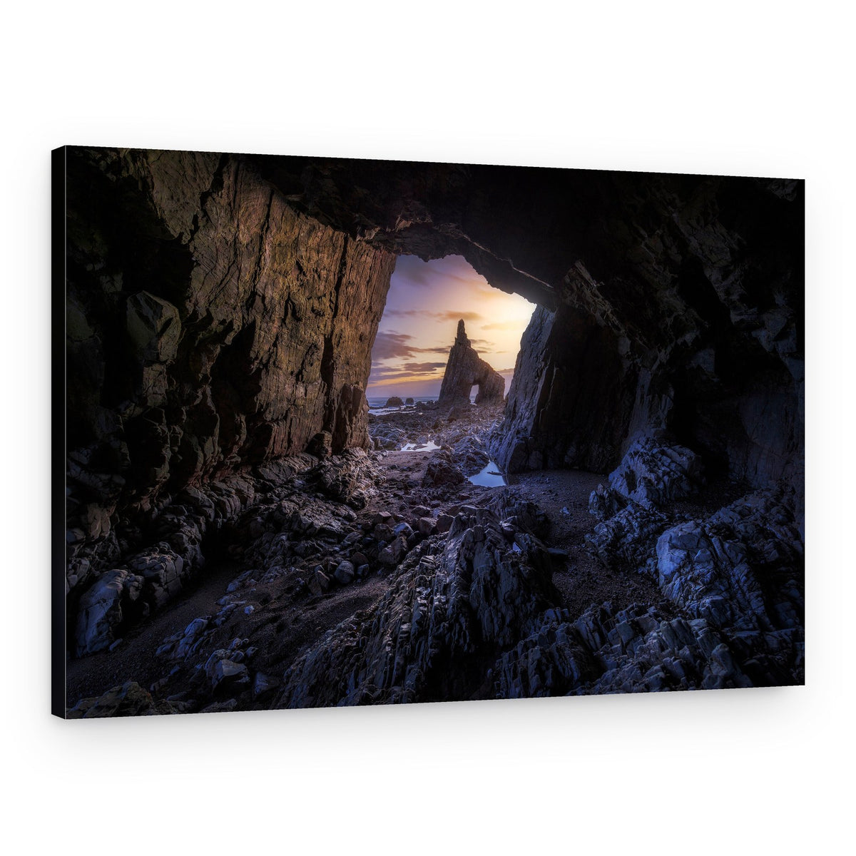 Cave Sunset Arch – Canvas Print