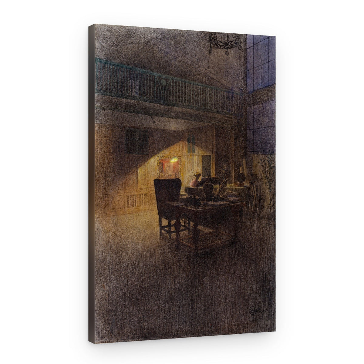 At the Piano – Canvas Print